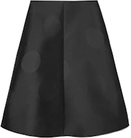(Women) COS Polka Dot A-Line Midi Skirt Black 1211509001 (Women) COS Polka Dot A-Line Midi Skirt Black 1211509001