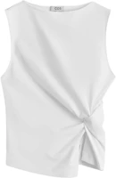 (Women) COS Slim-Fit Knotted Solid Color Tank Top. 1340575003 (Women) COS Slim-Fit Knotted Solid Color Tank Top. 1340575003