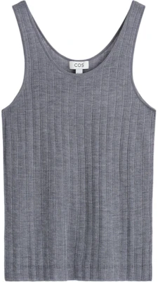 (Women) COS Slim Fit Ribbed Knit Tank Top 1292447001 Buy (Women) COS Slim Fit Ribbed Knit Tank Top 1292447001
