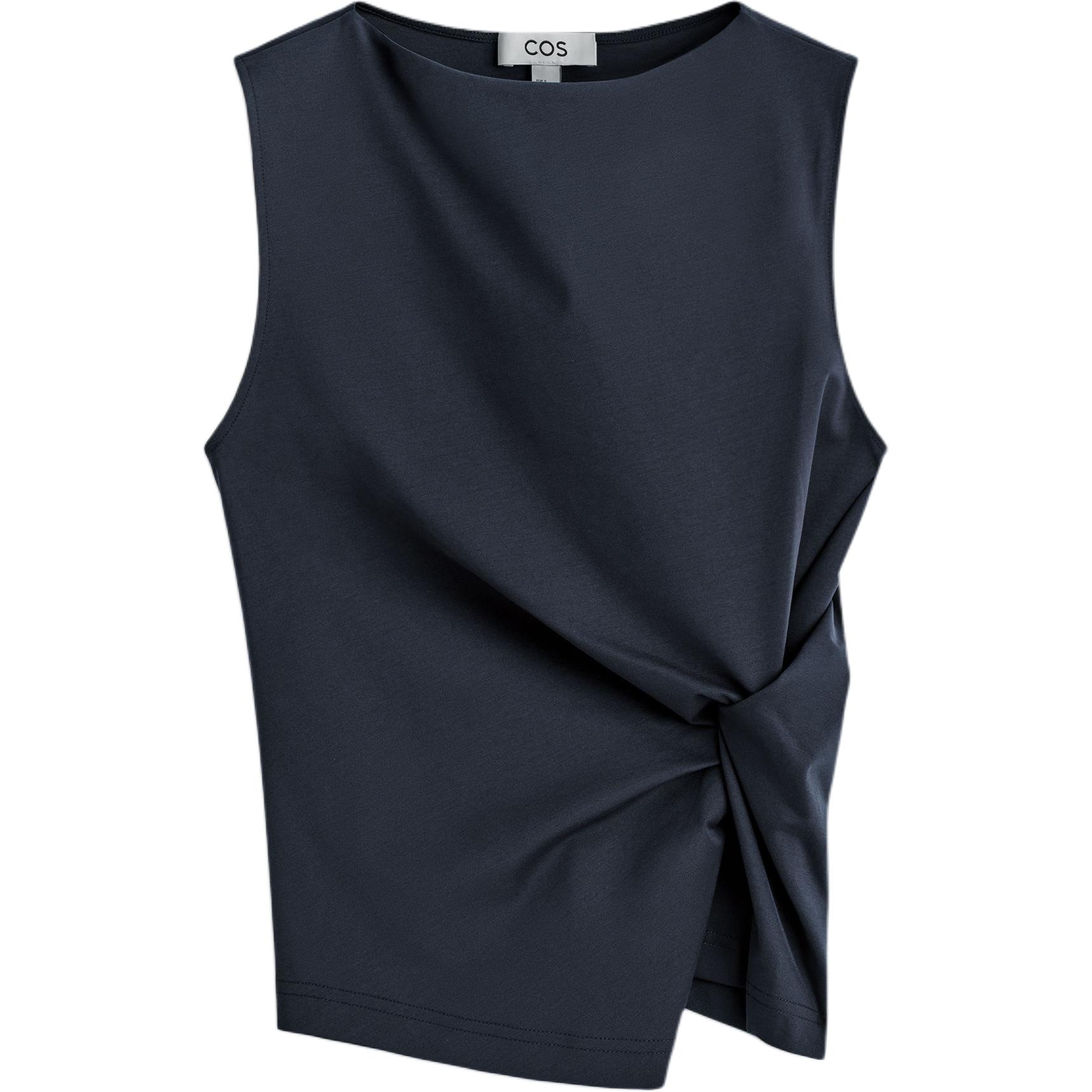 (Women) COS Slim Fit Twist Knit Sleeveless Tank Top 1340575002