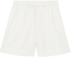 (Women) COS White Minimalist Comfort Tie Casual Shorts 1228599002 (Women) COS White Minimalist Comfort Tie Casual Shorts 1228599002
