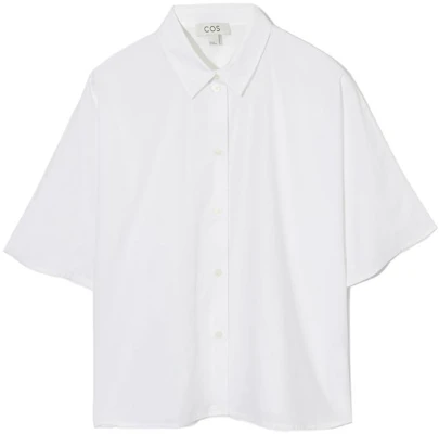 (Women) COS White Solid Color Button-Up Shirt 1163838001 Buy (Women) COS White Solid Color Button-Up Shirt 1163838001