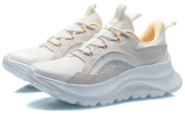 (W) Li-Ning Countflow FeiYu x Museo Dunhuang 'Blanco Gris Claro Amarillo' AGLQ184-3 Lookbook (W) Li-Ning Countflow FeiYu x Museo Dunhuang 'Blanco Gris Claro Amarillo' AGLQ184-3