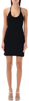 (Women) Courrèges COURREGES Black Halter Backless Sleeveless Mini Dress 124JRO332JS01219999 (Women) Courrèges COURREGES Black Halter Backless Sleeveless Mini Dress 124JRO332JS01219999