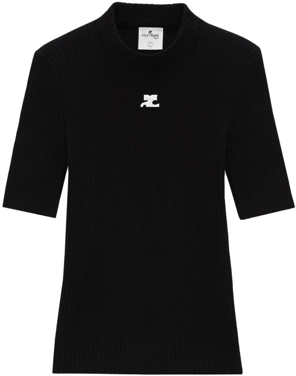 women-courreges-courreges-black-knit-sweater-casual-solid-half-turtleneck-top-permpu-026-fi-00019999