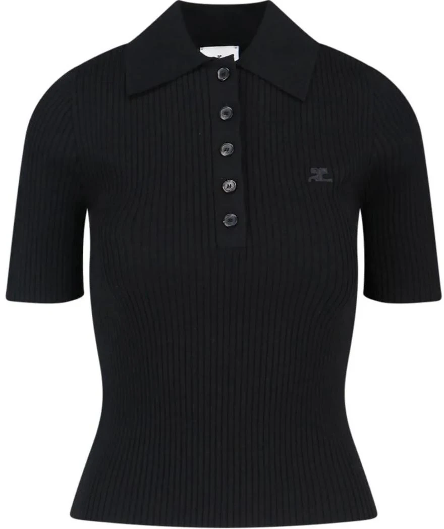 women-courreges-courreges-black-polo-shirt-with-logo-and-short-sleeves-vesmpo-029-fi-0001-9999
