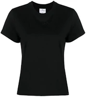 Order (W) Courrèges COURREGES 黑色純色圓領短袖T恤 423JTS006JS01079999