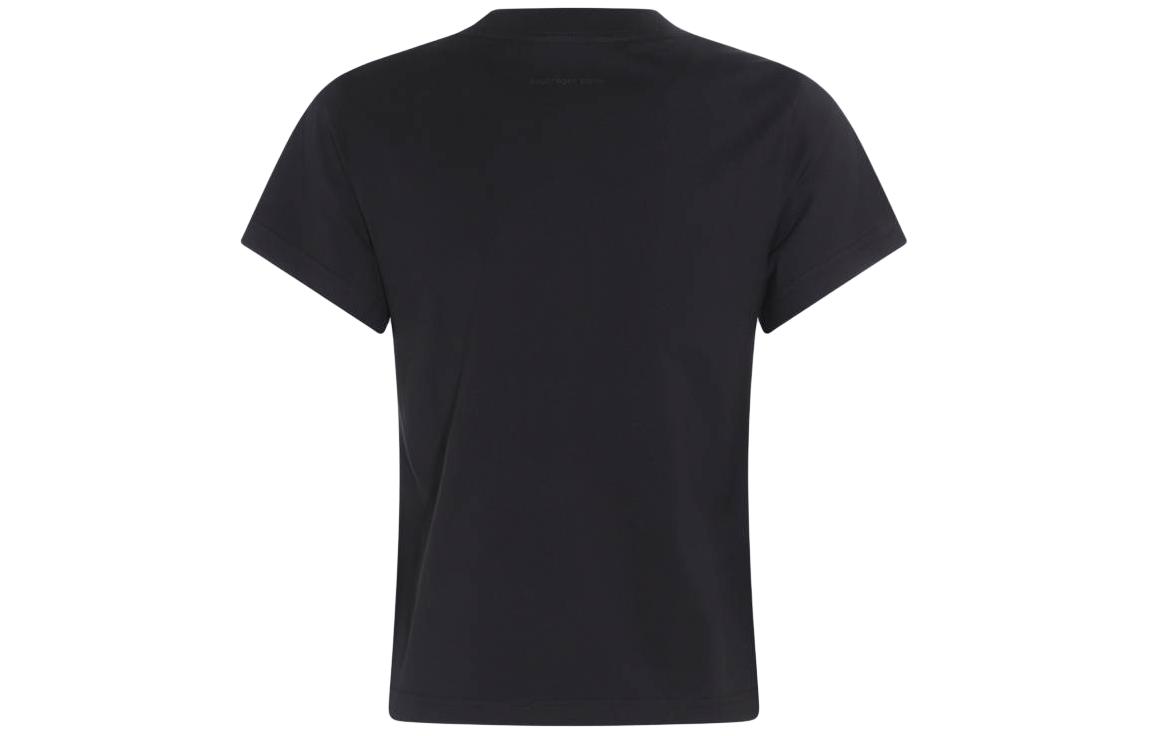 Lookbook (W) Courrèges 黑色纯色圆领短袖T恤 423JTS006JS01079999