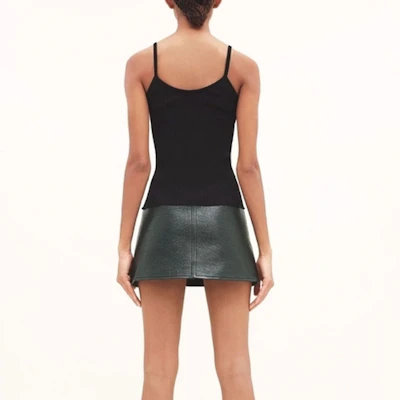 (W) Courrèges COURREGES 黑色针织坦克背心 - 美式无袖上衣 PERMDE012FI00019999 Shop (W) Courrèges COURREGES 黑色针织坦克背心 - 美式无袖上衣 PERMDE012FI00019999