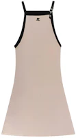 (Women) Courrèges COURREGES Pink Colorblock Logo Midi Slip Dress 124JR0364JS0070B093 (Women) Courrèges COURREGES Pink Colorblock Logo Midi Slip Dress 124JR0364JS0070B093
