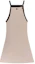 Buy (W) Courrèges 粉色拼接Logo中長吊帶裙 124JR0364JS0070B093