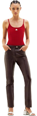 (W) Courrèges 红色极简主义背心 PERMDE012FI00014034 Lookbook (W) Courrèges 红色极简主义背心 PERMDE012FI00014034