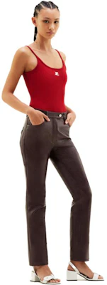 (W) Courrèges 红色极简主义背心 PERMDE012FI00014034 Shop (W) Courrèges 红色极简主义背心 PERMDE012FI00014034