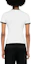 Shop (W) Courrèges 修身版型圓領短袖T恤 白色附標誌補丁 VESJTS017JS0070-WHITE