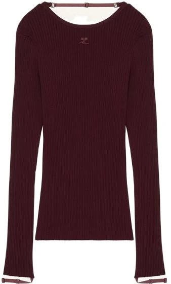 women-courreges-courreges-solid-color-knit-pullover-long-sleeve-sweater-323-mpu-105-fi-00016025