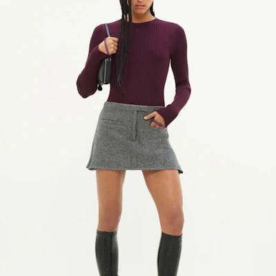 (W) Courrèges COURREGES 纯色针织套头长袖毛衣 323MPU105FI00016025 Lookbook (W) Courrèges COURREGES 纯色针织套头长袖毛衣 323MPU105FI00016025