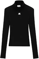 (Women) Courrèges COURREGES Solid Color Turtleneck Slim Fit Knit Sweater. PERMPU022FI00019999 (Women) Courrèges COURREGES Solid Color Turtleneck Slim Fit Knit Sweater. PERMPU022FI00019999