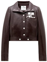 (Women) Courrèges COURREGES Solid Long Sleeve Jacket - Deep Red PERCBL005VY00144010 (Women) Courrèges COURREGES Solid Long Sleeve Jacket - Deep Red PERCBL005VY00144010