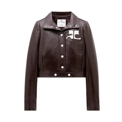 (Women) Courrèges COURREGES Solid Long Sleeve Jacket - Deep Red PERCBL005VY00144010
