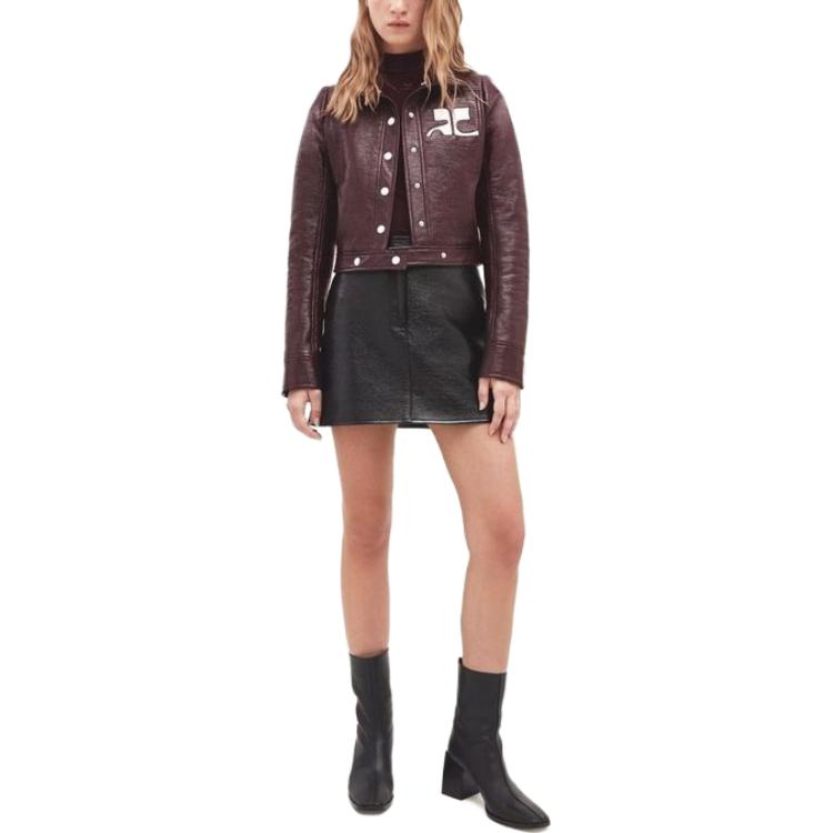 Lookbook (W) Courrèges深红色长袖夹克 PERCBL005VY00144010