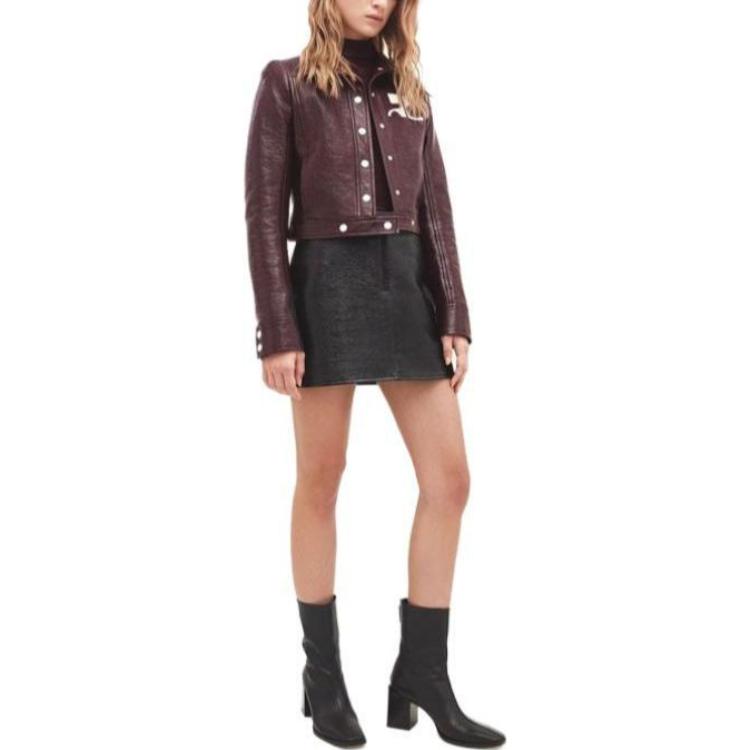 Shop (W) Courrèges深红色长袖夹克 PERCBL005VY00144010