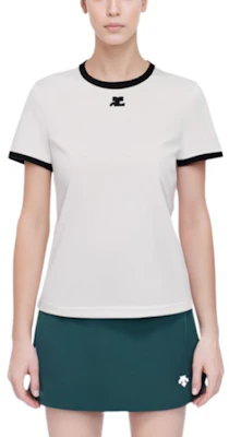 (W) Courrèges COURREGES 白色拼色圆领短袖T恤 PERJTS017JS00700098 Lookbook (W) Courrèges COURREGES 白色拼色圆领短袖T恤 PERJTS017JS00700098