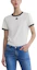 Purchase (W) Courrèges COURREGES 白色拼色圆领短袖T恤 PERJTS017JS00700098
