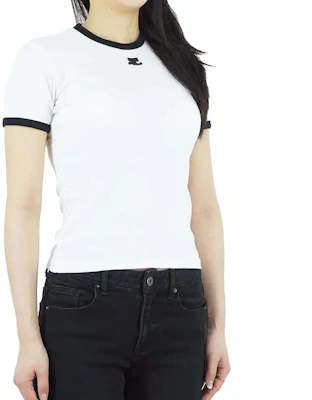 (W) Courrèges COURREGES 白色拼色圆领短袖T恤 PERJTS017JS00700098 Sizing (W) Courrèges COURREGES 白色拼色圆领短袖T恤 PERJTS017JS00700098