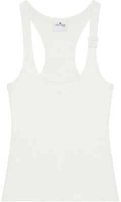(W) Courrèges COURREGES 女士白色Logo無袖圓領坦克背心 125JDE123JS0194-0001 Order (W) Courrèges COURREGES 女士白色Logo無袖圓領坦克背心 125JDE123JS0194-0001