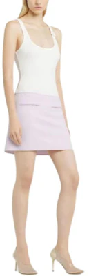 (W) Courrèges COURREGES 女士白色Logo無袖圓領坦克背心 125JDE123JS0194-0001 Purchase (W) Courrèges COURREGES 女士白色Logo無袖圓領坦克背心 125JDE123JS0194-0001