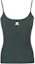 Buy (W) Courrèges SS24 綠色方領修身無袖短版上衣 PERMDE012FI00018081