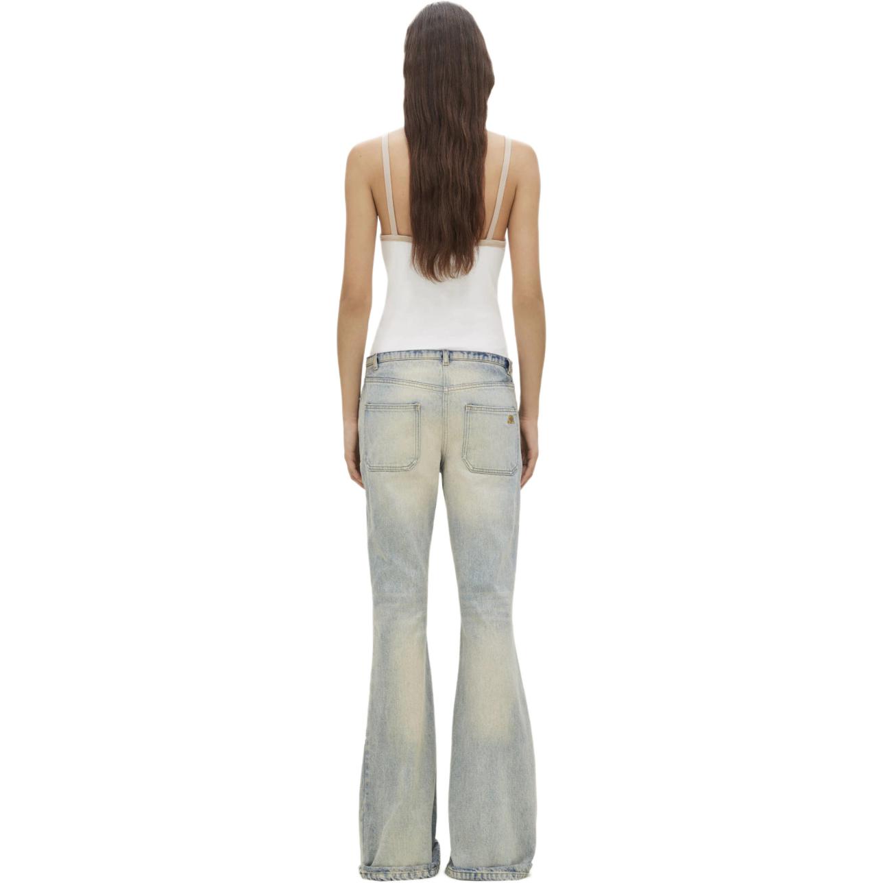 Shop (W) Courrèges SS24 拼色V領背心 白色/傳統白 224JDE075JS0070B131