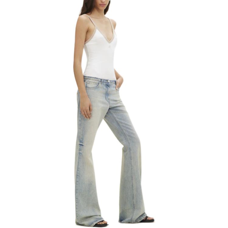 Purchase (W) Courrèges SS24 拼色V領背心 白色/傳統白 224JDE075JS0070B131