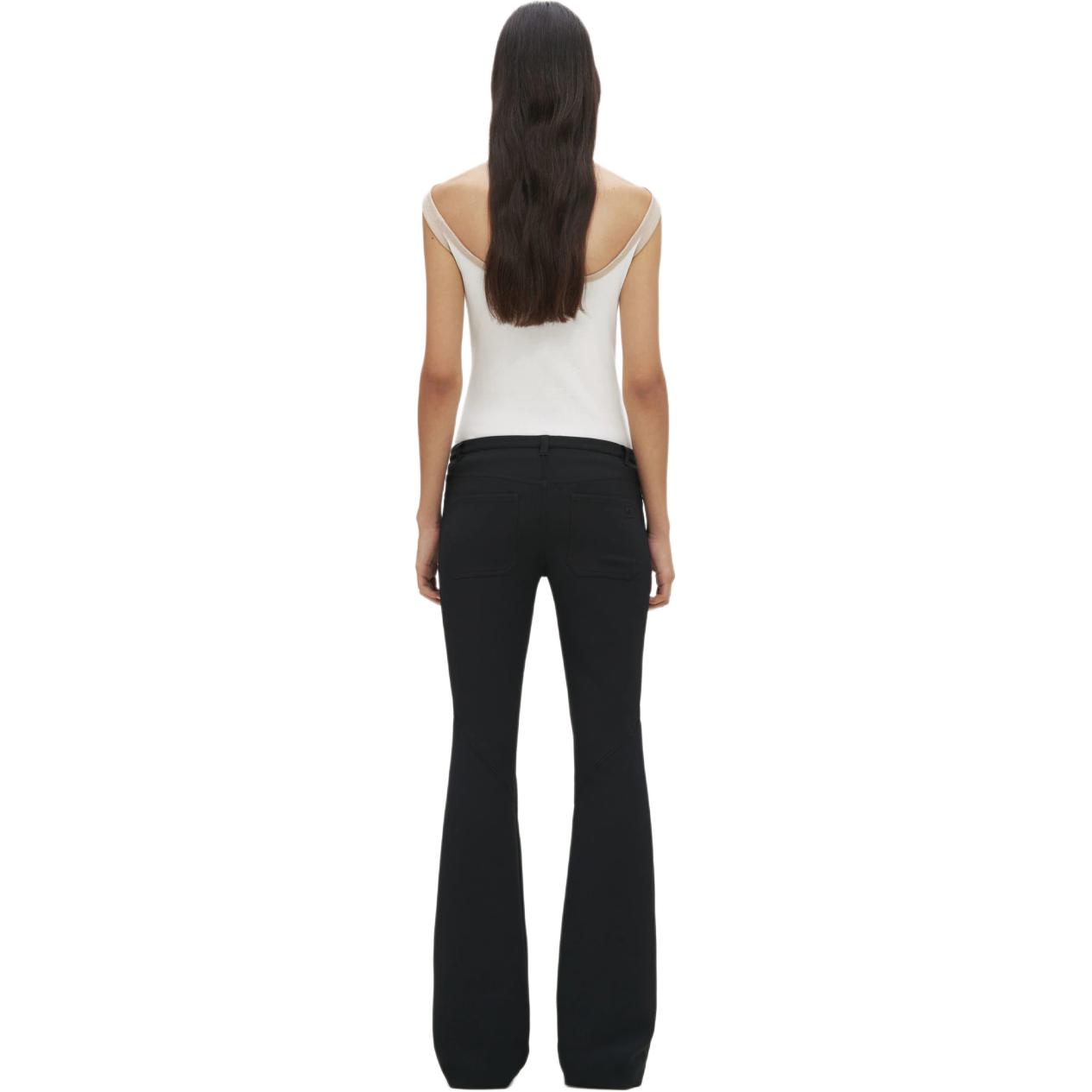 Shop (W) Courrèges SS24 对比刺绣白色无袖上衣 Heritage款式 224JTO301JS0070B131