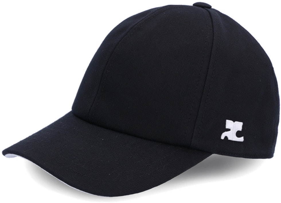 women-courreges-logo-patch-cotton-cap-women-s-black-123-act-002-co-00249999
