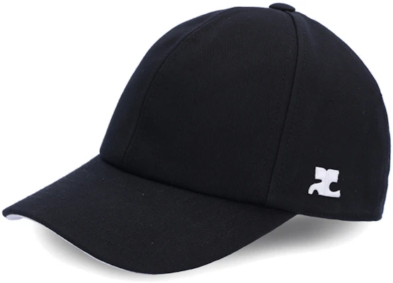 (Women) Courrèges Logo Patch Cotton Cap Women’s Black 123ACT002CO00249999 Buy (Women) Courrèges Logo Patch Cotton Cap Women’s Black 123ACT002CO00249999
