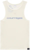 (Women) COURRÈGES Logo Print Tank Top White 123JDE041JS0069 (Women) COURRÈGES Logo Print Tank Top White 123JDE041JS0069