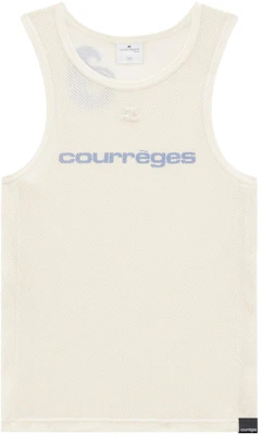 (W) COURRÈGES logo印花白色无袖上衣 123JDE041JS0069 Buy (W) COURRÈGES logo印花白色无袖上衣 123JDE041JS0069