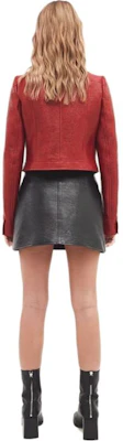 (W) COURRÈGES Reedition 复刻红色亮面夹克 时尚外套 PERCBL005VY00144034 Purchase (W) COURRÈGES Reedition 复刻红色亮面夹克 时尚外套 PERCBL005VY00144034