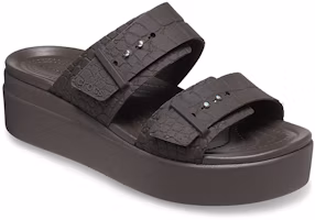 Shop (W) Crocs 2 Correas Brooklyn 'Marrón' 208667-206