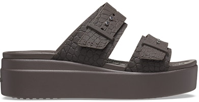 (W) Crocs 双带布鲁克林“棕色” 208667-206 Order (W) Crocs 双带布鲁克林“棕色” 208667-206