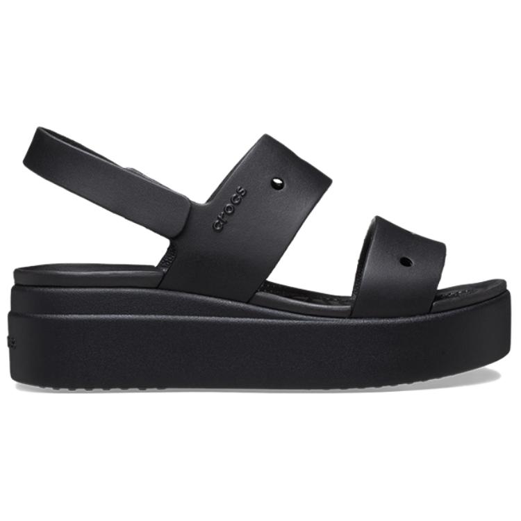 Order (W) Crocs 女款 Brooklyn 4U 黑色凉鞋 210676-001