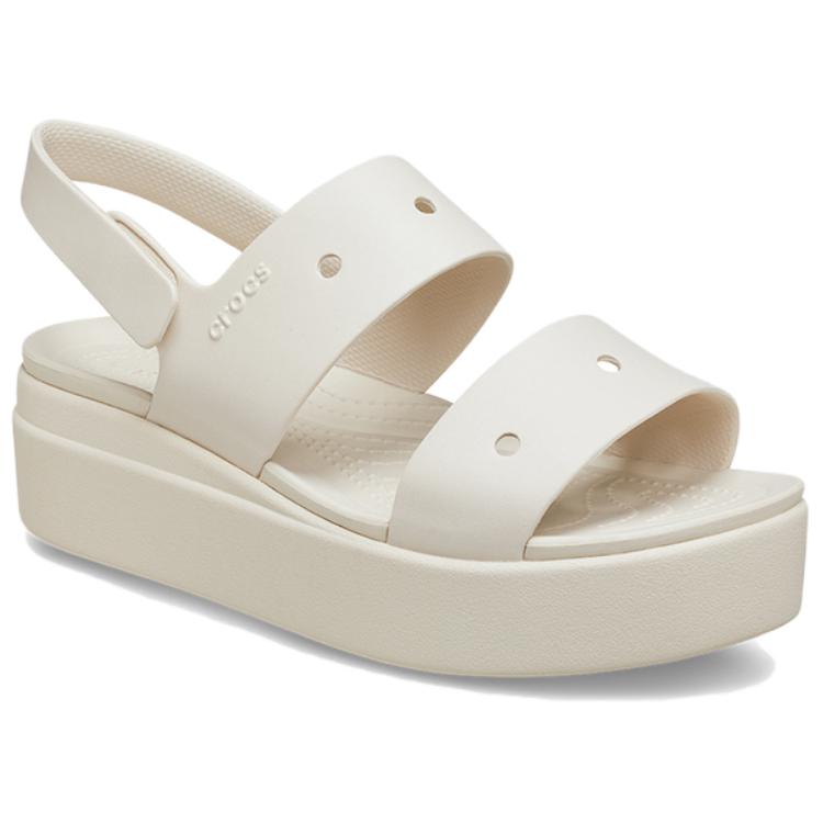 Shop (W) Crocs 女士 Brooklyn 4U 凉鞋 米色 210676-160