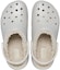 Purchase (W) Crocs 女款經典厚底閃亮毛絨銀色拖鞋 210413-040