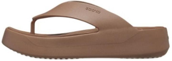 (Women) Crocs (W) Getaway Platform Flip Latte 209410-2Q9 (Women) Crocs (W) Getaway Platform Flip Latte 209410-2Q9