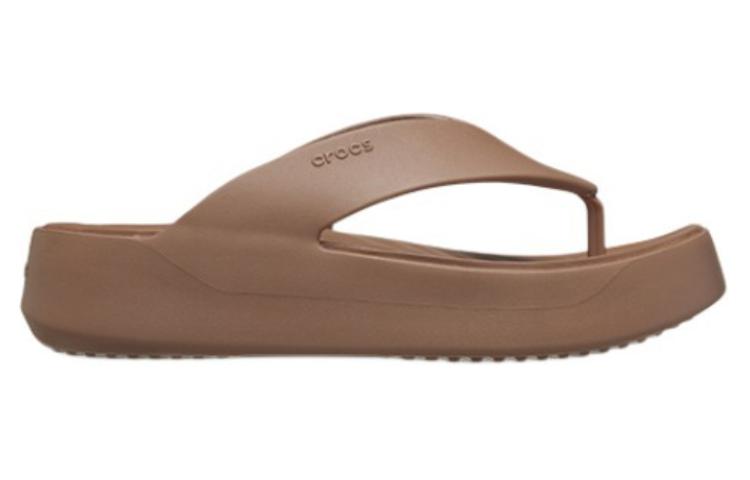 Order (W) Crocs (Mujer) Sandalias Platform Flip Latte 209410-2Q9