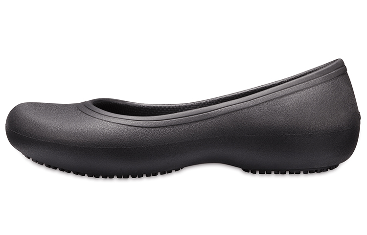 (Women) Crocs At Work 'Black Casual Slip-Resistant Sandal' 205074-001