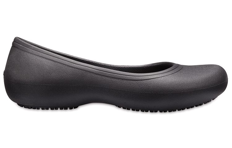 Order (Women) Crocs At Work 'Black Casual Slip-Resistant Sandal' 205074-001