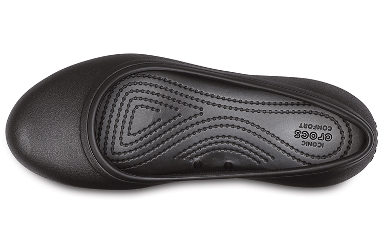 Lookbook (Women) Crocs At Work 'Black Casual Slip-Resistant Sandal' 205074-001