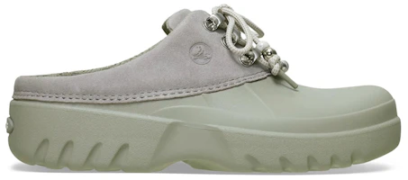 (Women) Crocs Axle Suede Mule 'Elephant' 214137-1LM (Women) Crocs Axle Suede Mule 'Elephant' 214137-1LM